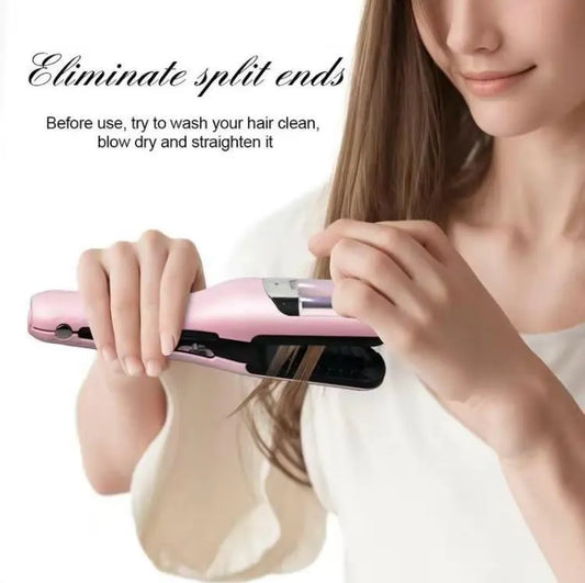 Automatic Electric Hair Clipper, Multifunctional Type-C Rechargeable Hair Split End Clipper, Split End Trimmer, Barber Kit, Baby Pink Hair Styling Tools, Hair Strengthening