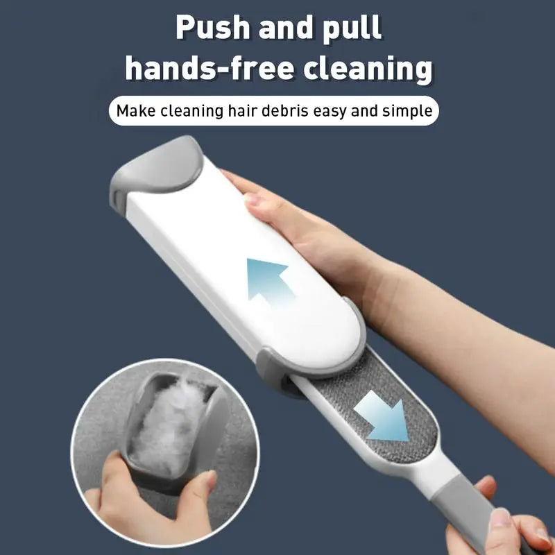 Multi-Functional Electrostatic Lint Brush with Double Sided Design for Furniture & Pet Hair Removal - Reusable & Self-Cleaning Tool for Clothes, Sofa, Carpet & Bed