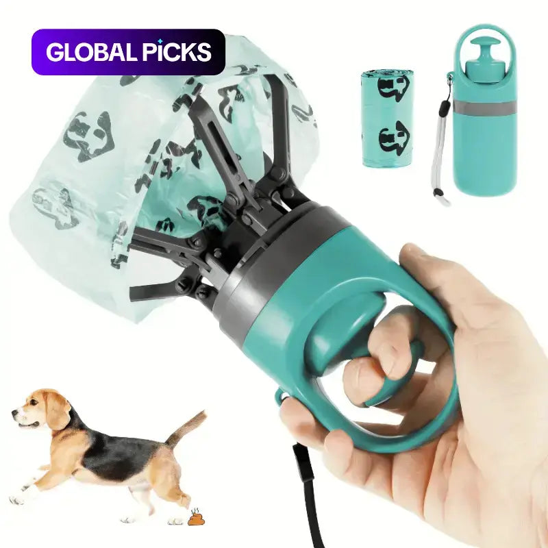 Portable Pet Poop Scooper, 1 Count Dog Waste Bag Holder, Pet Waste Bag Dispenser, Outdoor Dog Poop Scooper, Pet Supplies
