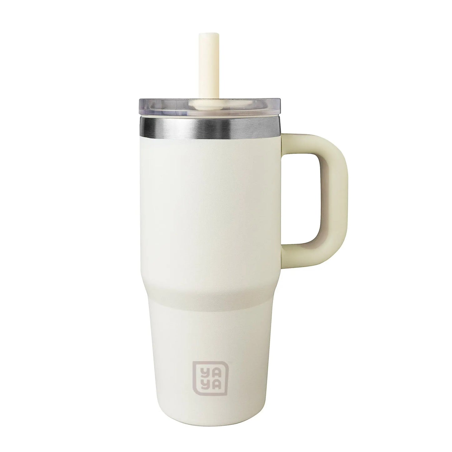 YAYA My First Travel Tumbler for Toddlers - Portable Stainless Steel Tumbler with Silicone Straw, Spill-Proof Lid, Insulated for Cold Drinks, Drinkware, Reusable Mug Bottled