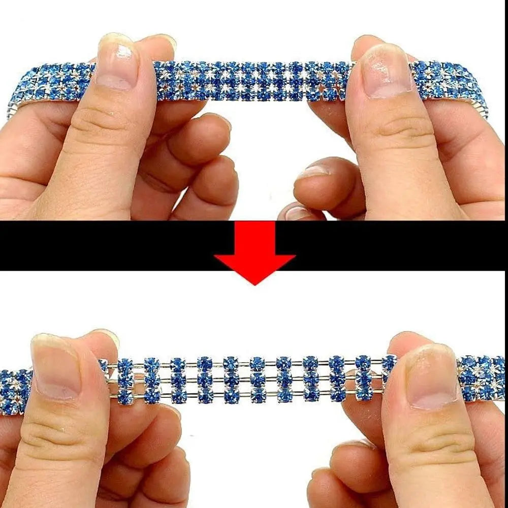 Rhinestone Decor Pet Collar, 1 Count Adjustable Pet Collar with Heart Shaped Pendant, Pet Accessories for Small Medium Large Dogs & Cats